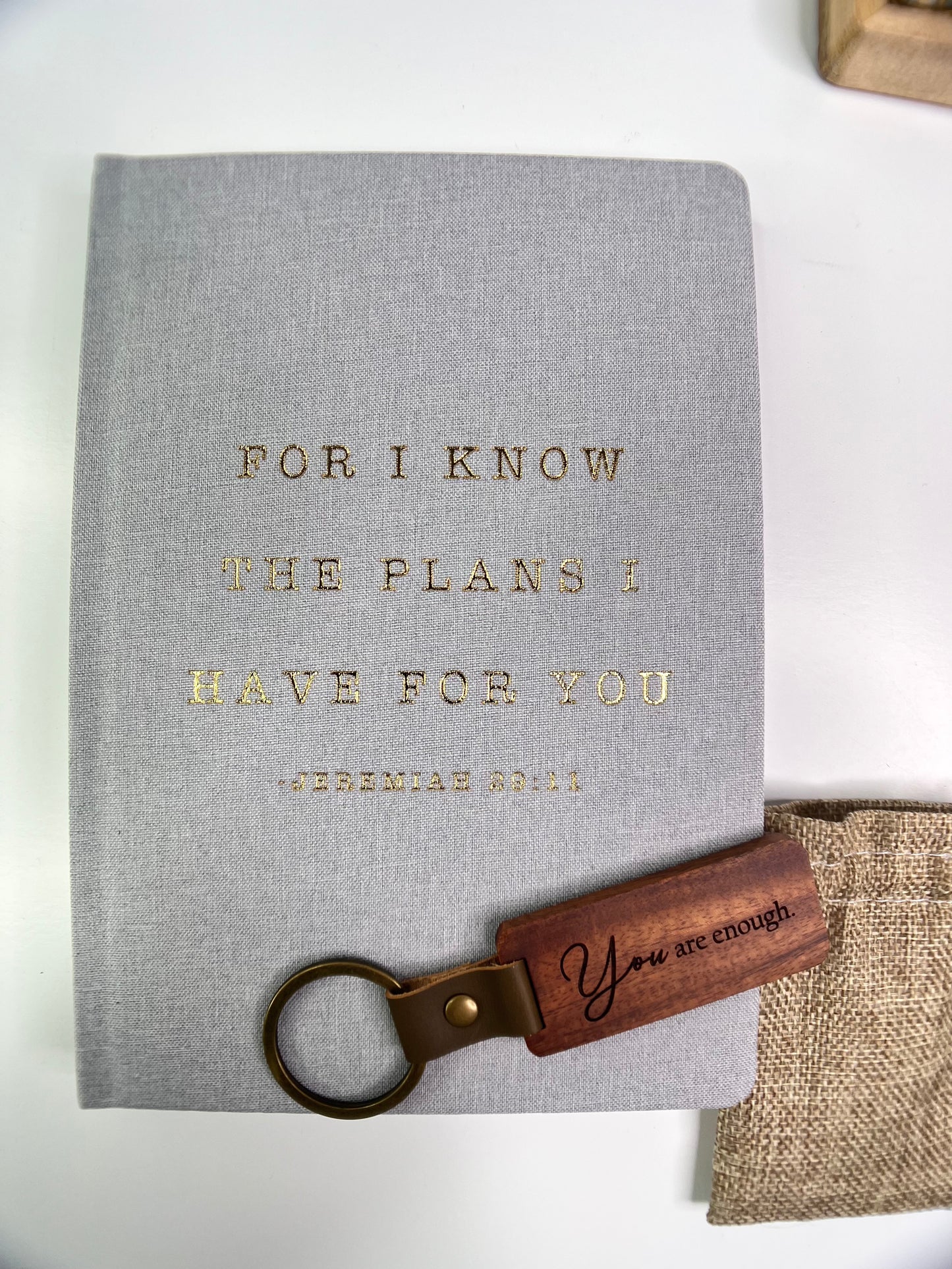 New Year Journal + Custom Inspiration Keychain