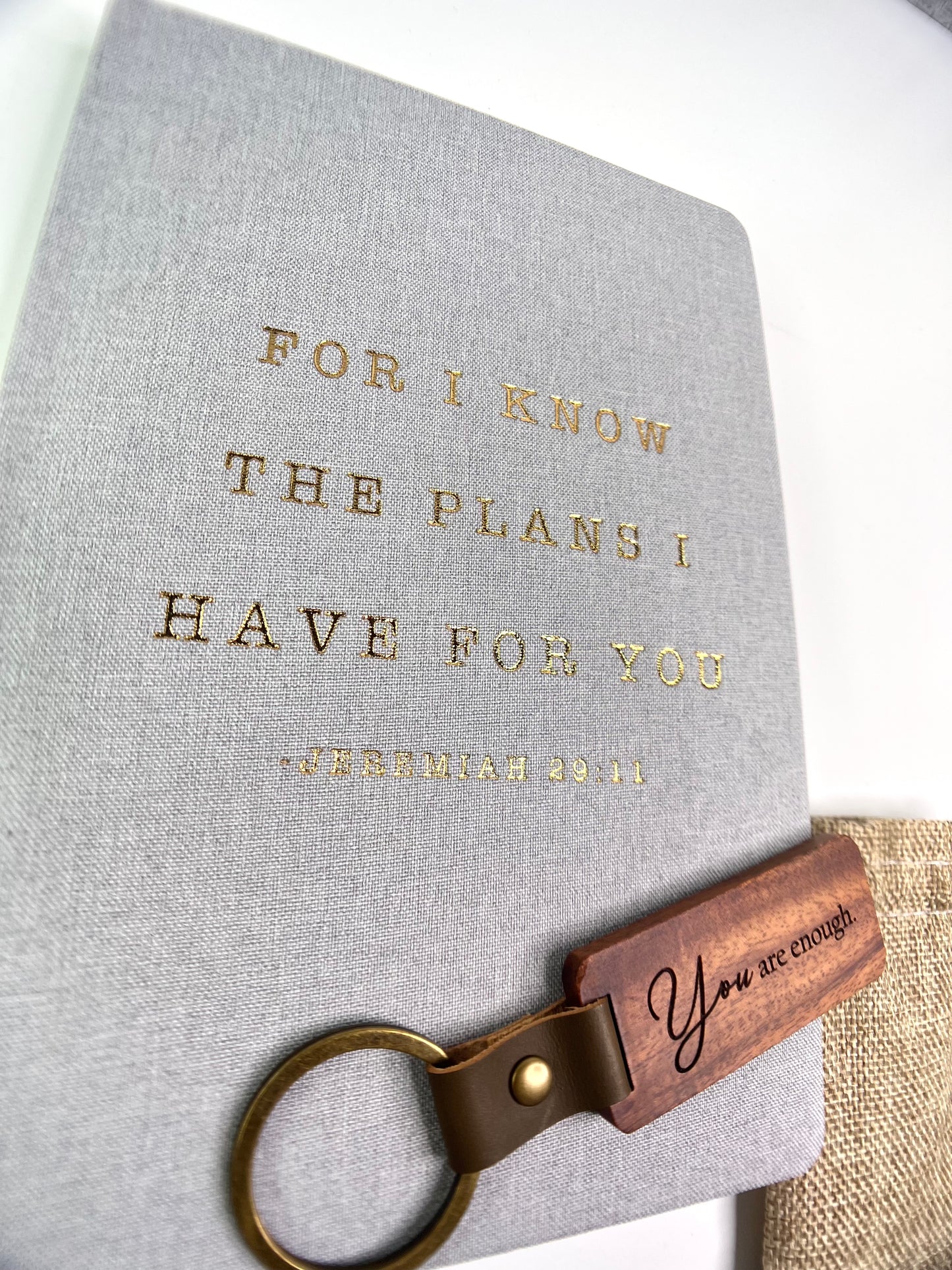 New Year Journal + Custom Inspiration Keychain